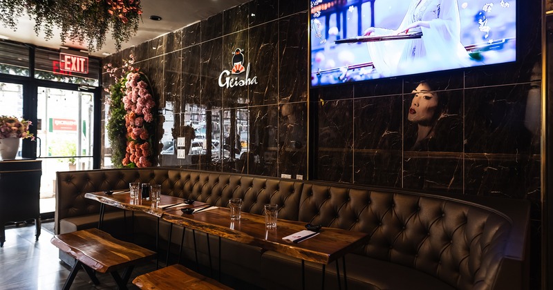 Modern style of interior design, dining area