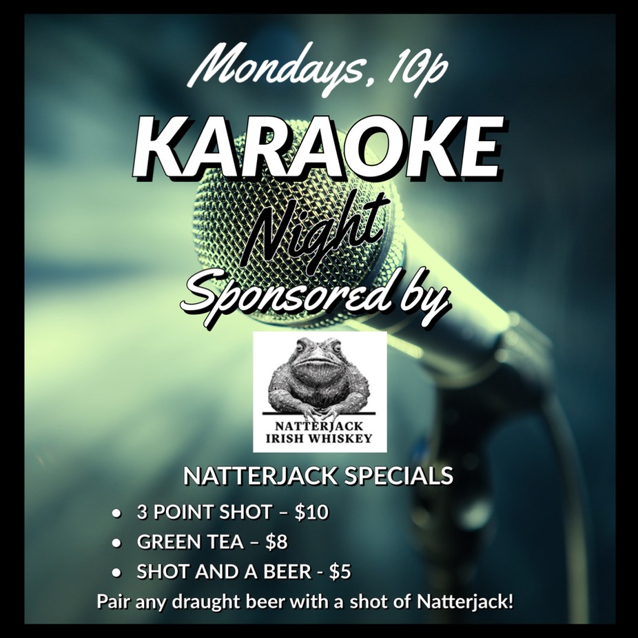 Karaoke - Sponsored by Natterjack Whiskey event photo