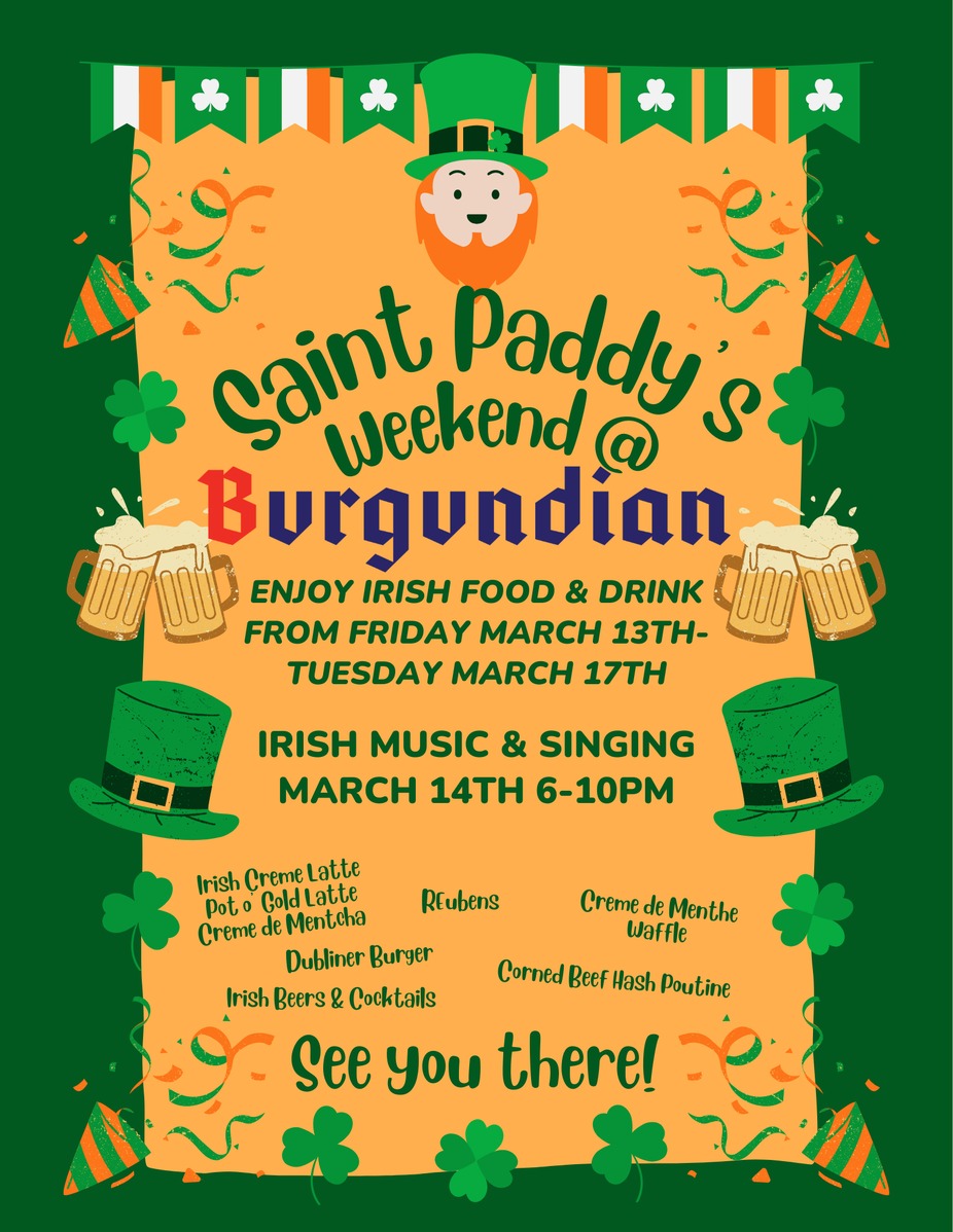 St Paddy's Weekend at Burgundian event photo