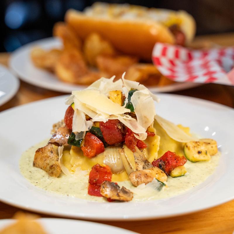 menu item 6 of 18, Ravioli Primavera