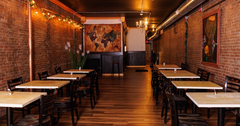 Interior, seating area