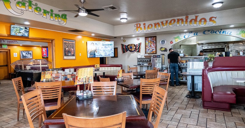 Interior, dining area