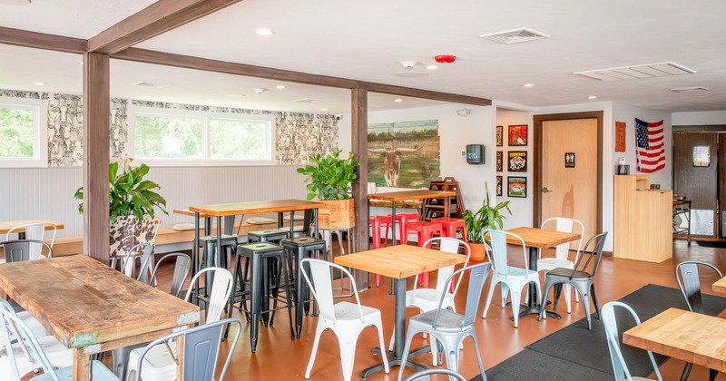 Interior seating area