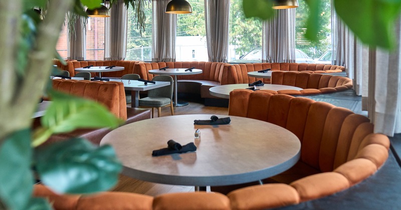 Interior, dining area