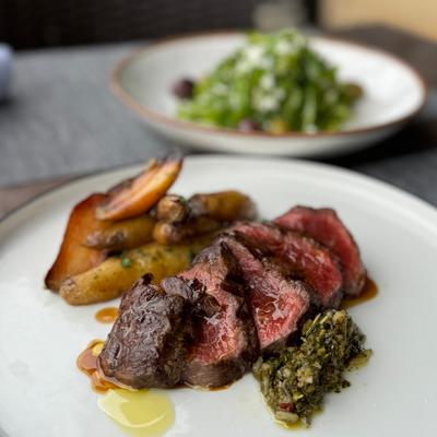 6oz Filet Migno - olive oil fingerling potatoes, thyme demi