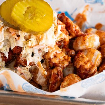 Nashville hot chicken tater tots.