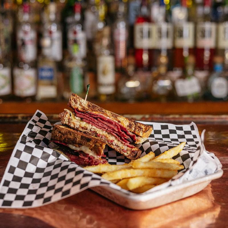 Reuben on Marbled Rye photo
