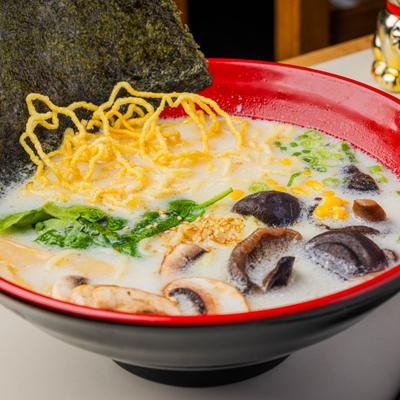 Mushroom Creamy Ramen.