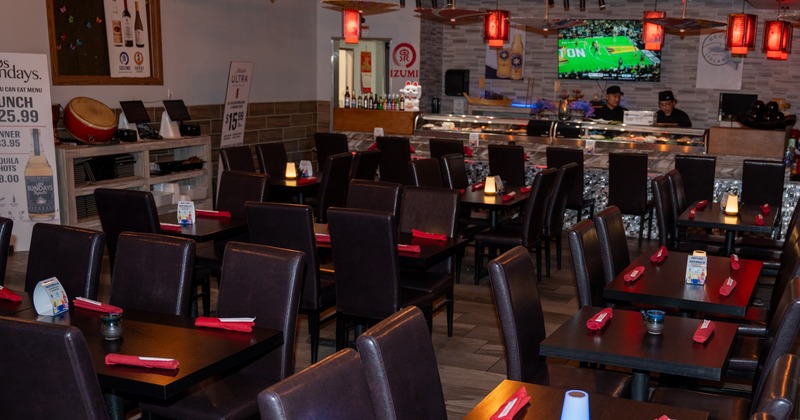 Interior, dining space