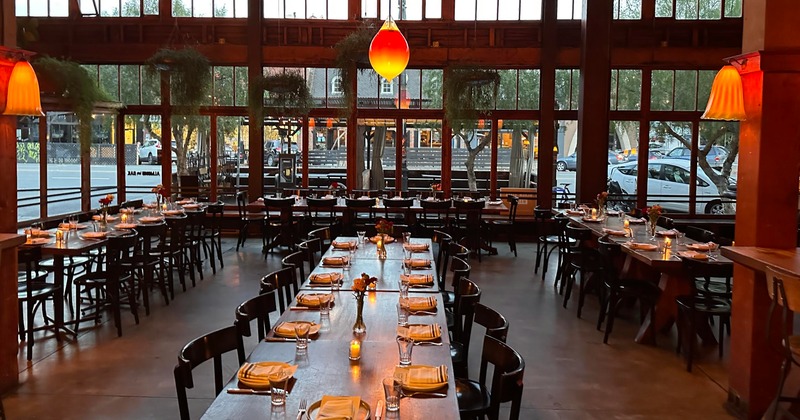 Interior, dining area