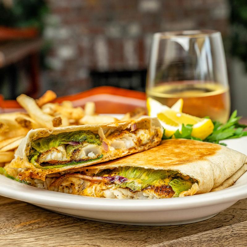 Blackened Fish Wrap photo