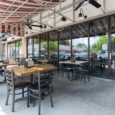 Exterior, tables outside