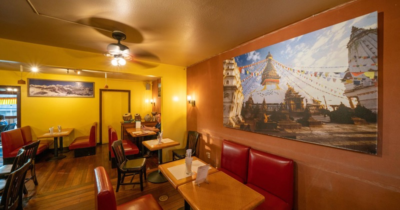 Interior, dining area