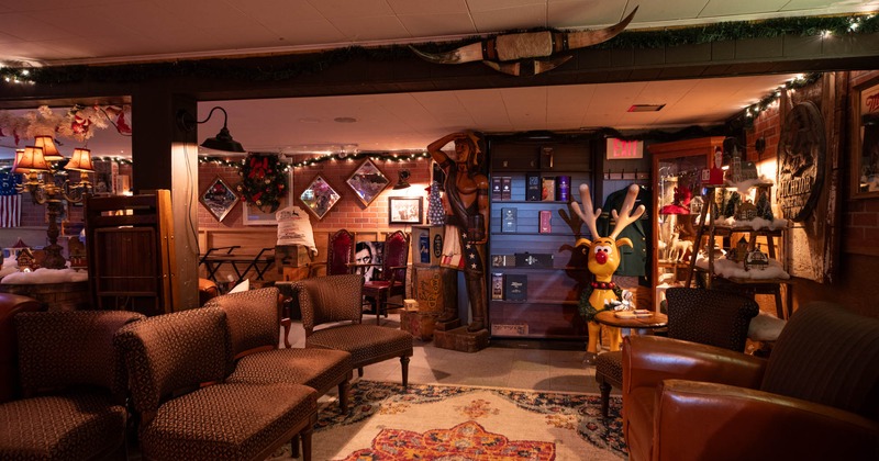 Lounge area, armchairs and chairs