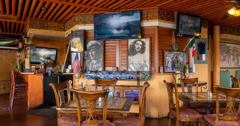 Interior, dining area
