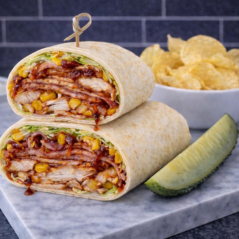BBQ Chicken & Cheddar Wrap photo