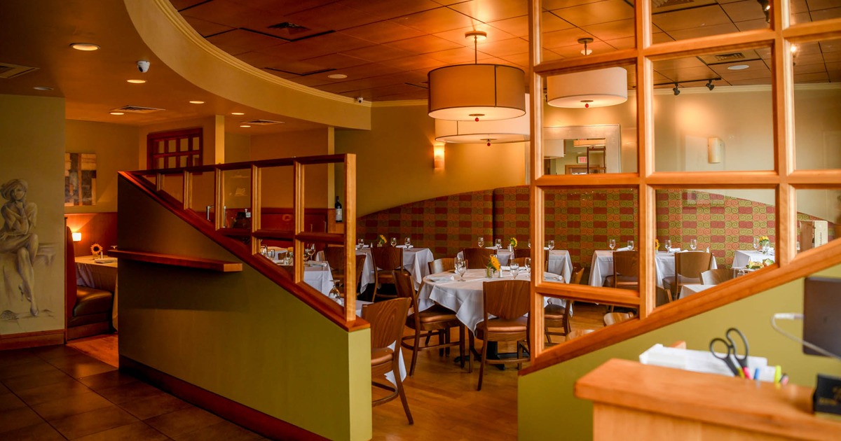 Interior, dining area