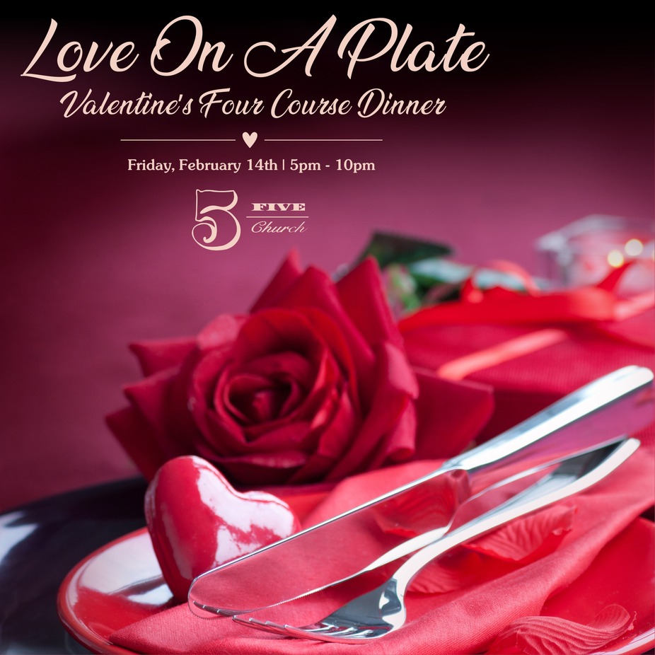 Love On A Plate: Valentine's Four Course Dinner event photo