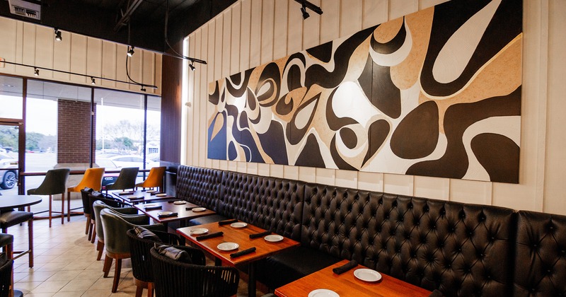 Restaurant interior, dining area