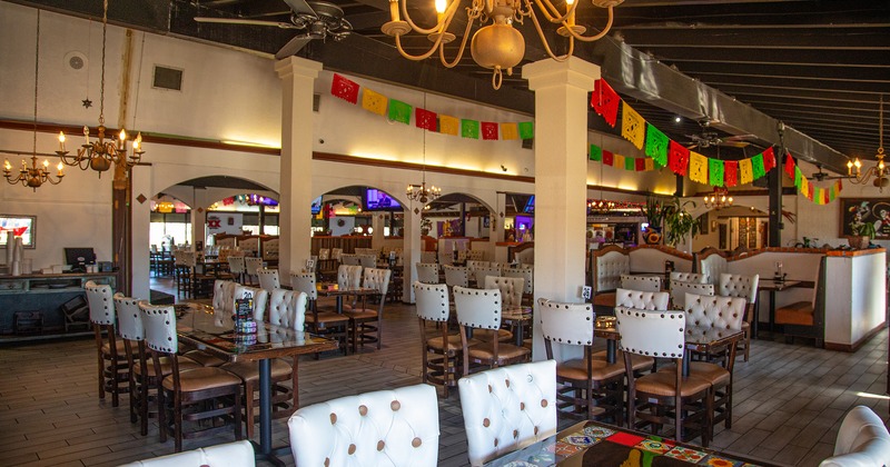 Interior, dining area