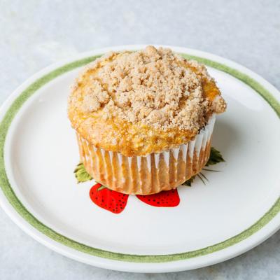 Cinnamon streusel muffin.