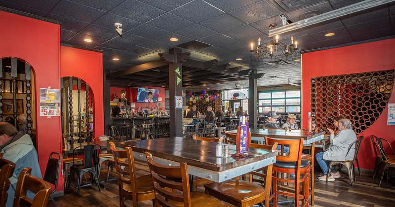 Interior, main seating area