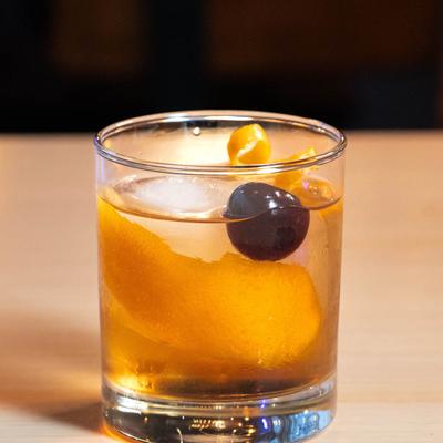 Old Fashioned cocktail.