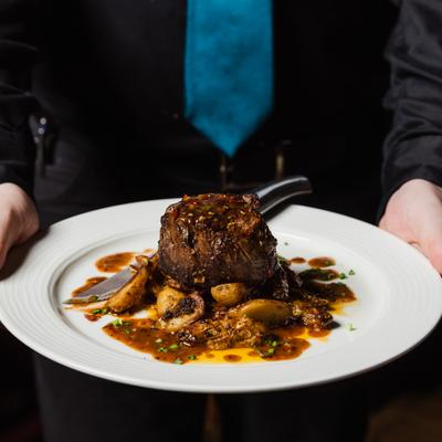 Filet Mignon and potatoes