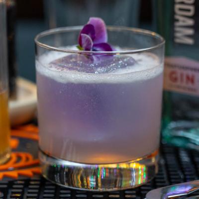 Lavender cocktail.