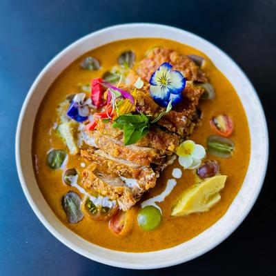 Boneless Duck in Red Curry.