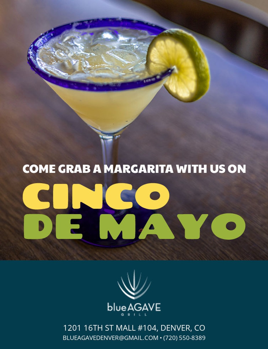 Come celebrate Cinco De Mayo with us at Blue Agave Grill! event photo