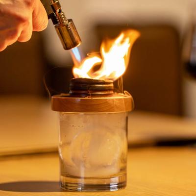 Smoked Bourbon Sour.