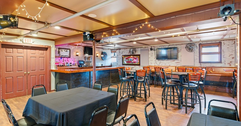 Cozy interior seating area