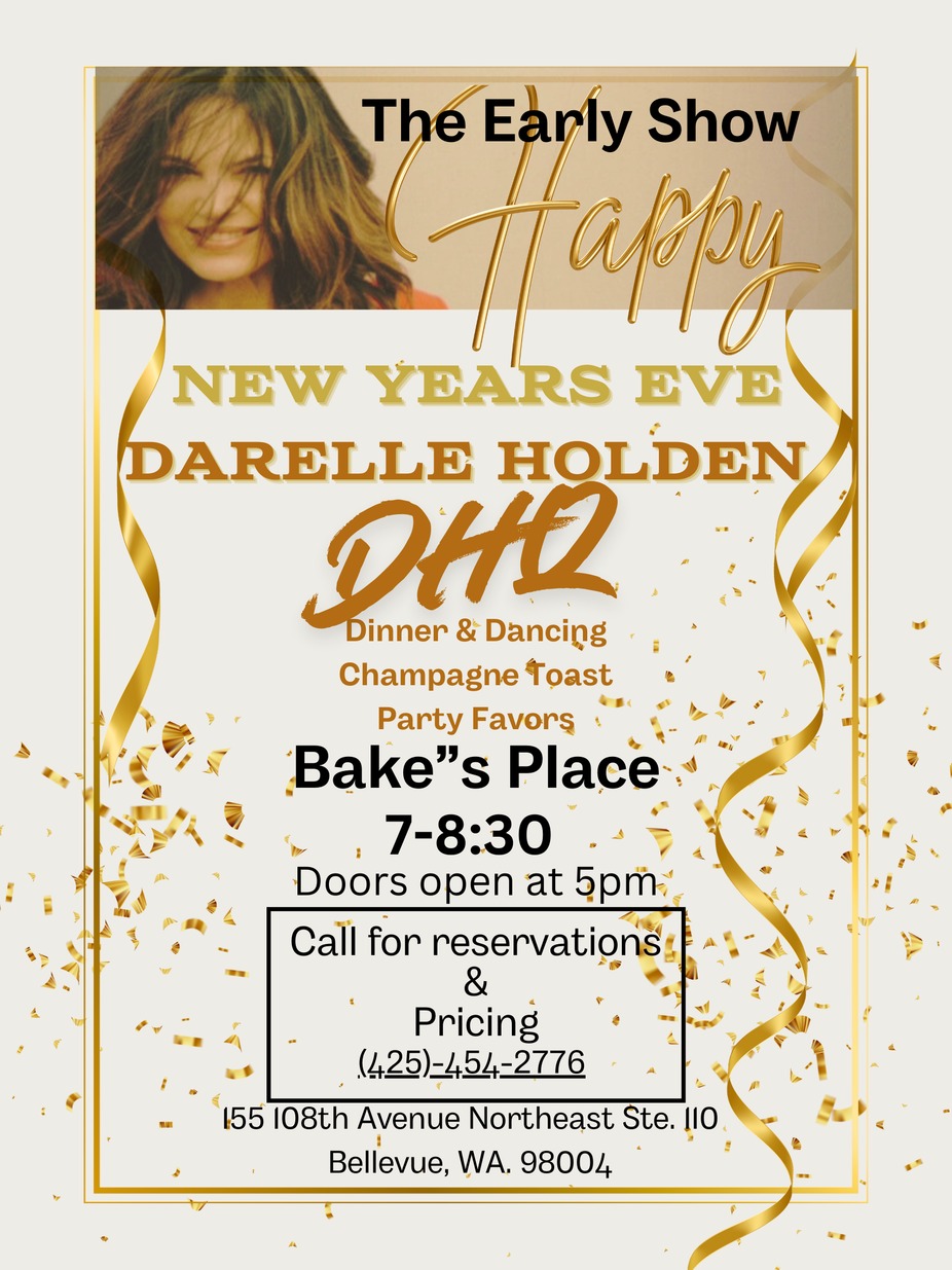 A  NEW YEAR'S EVE EARLY SHOW  with  THE DARELLE HOLDEN SEXTET event photo