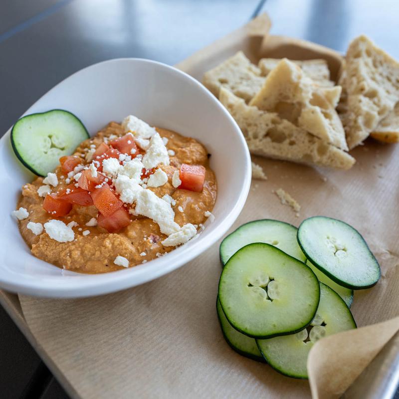 menu item 2 of 28, Red Pepper Hummus