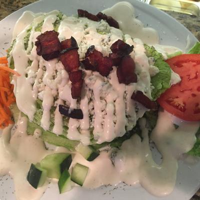 Blue Cheese Wedge Salad with Bacon