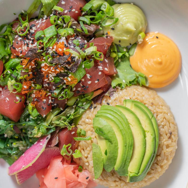 Sushi Grade Ahi - Poke Style & Avocado photo