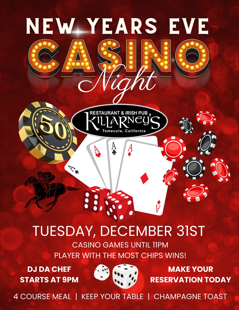 New Year's Eve Casino Night event photo