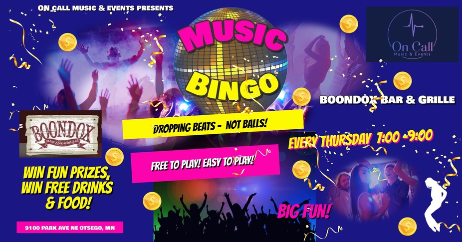 #music_hash Music Bingo event photo