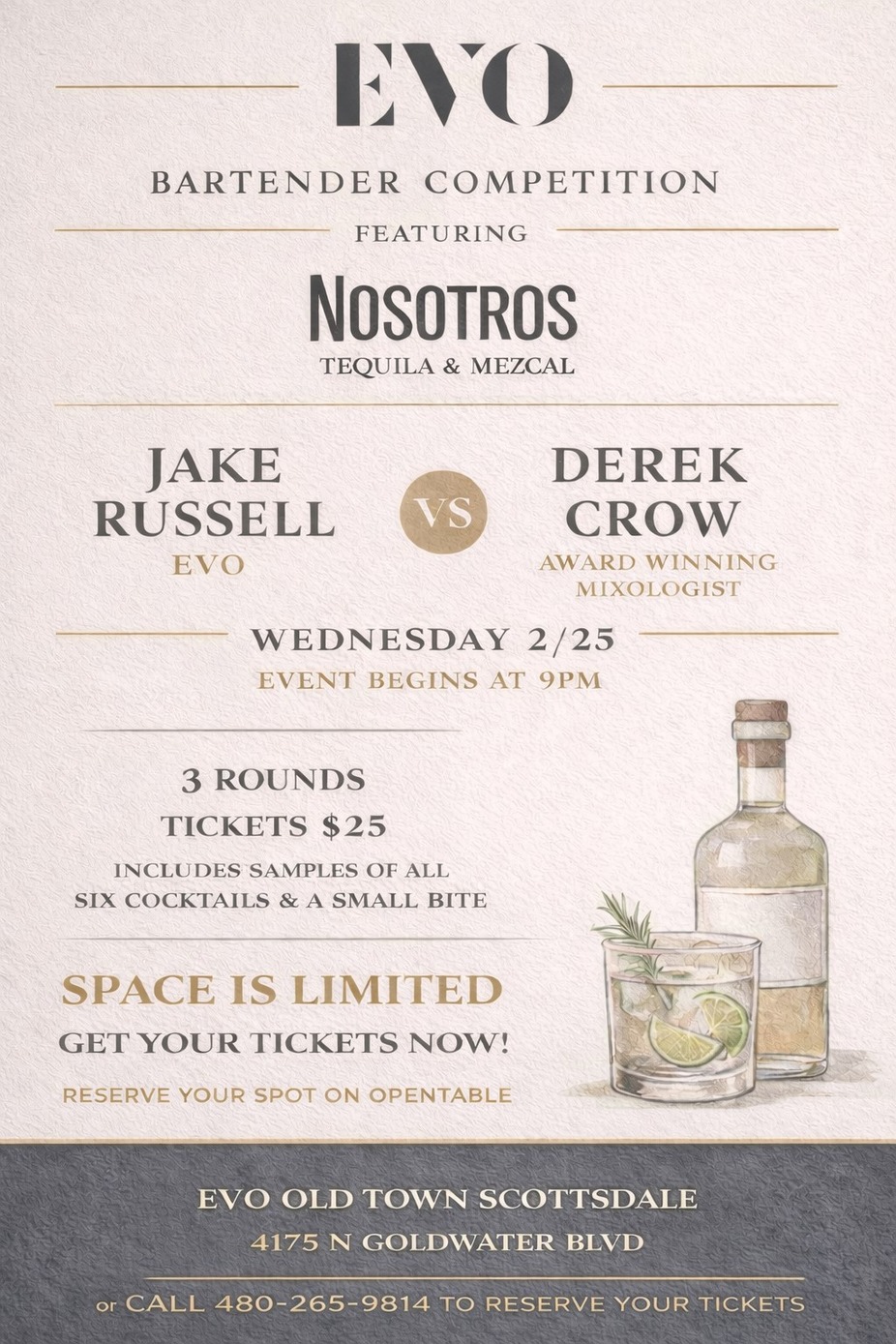 Nosotros Cocktail Competition event photo