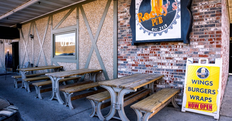 Outdoor seating area