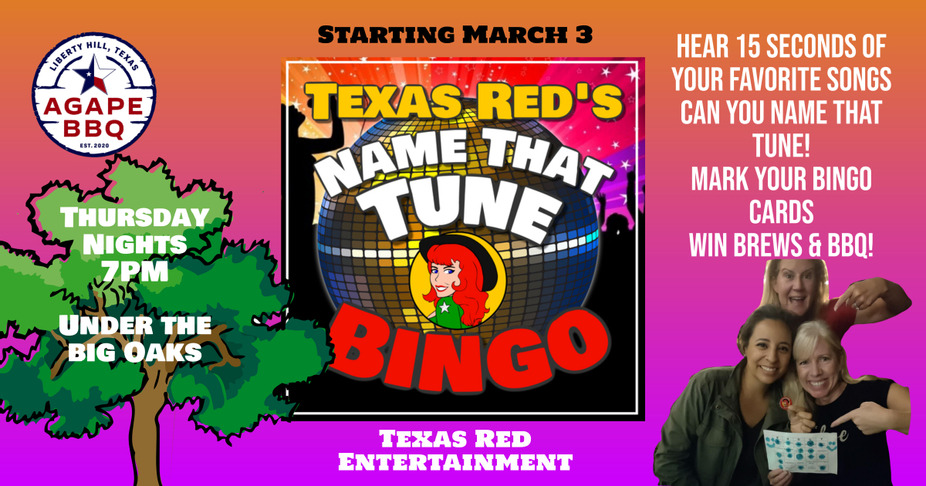 Name That Tune Bingo with Texas Red Entertainment event photo