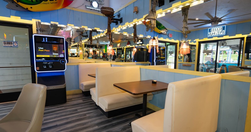 Interior seating space