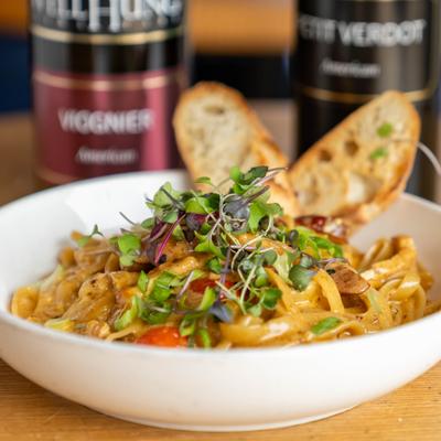 Cajun Chicken and Andouille Pasta.