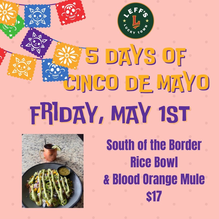 5 Days Of Cinco - May 1st event photo