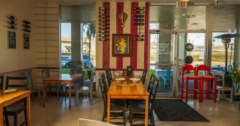 Interior, dining area