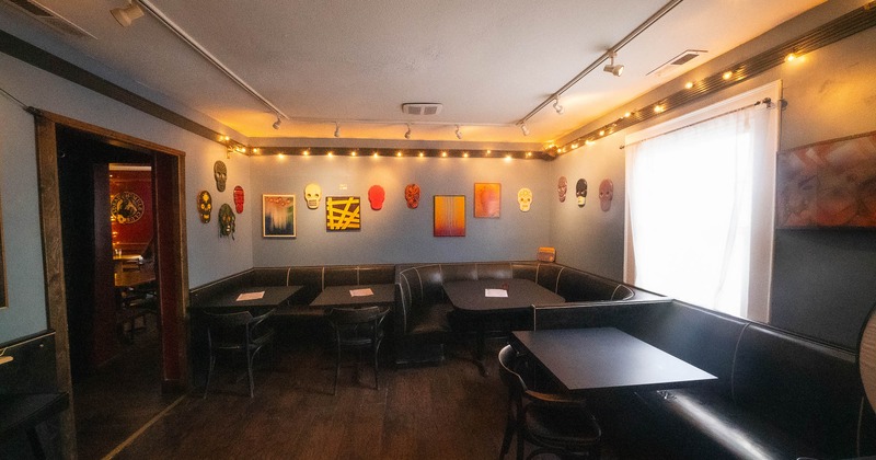 Interior, seating place near window