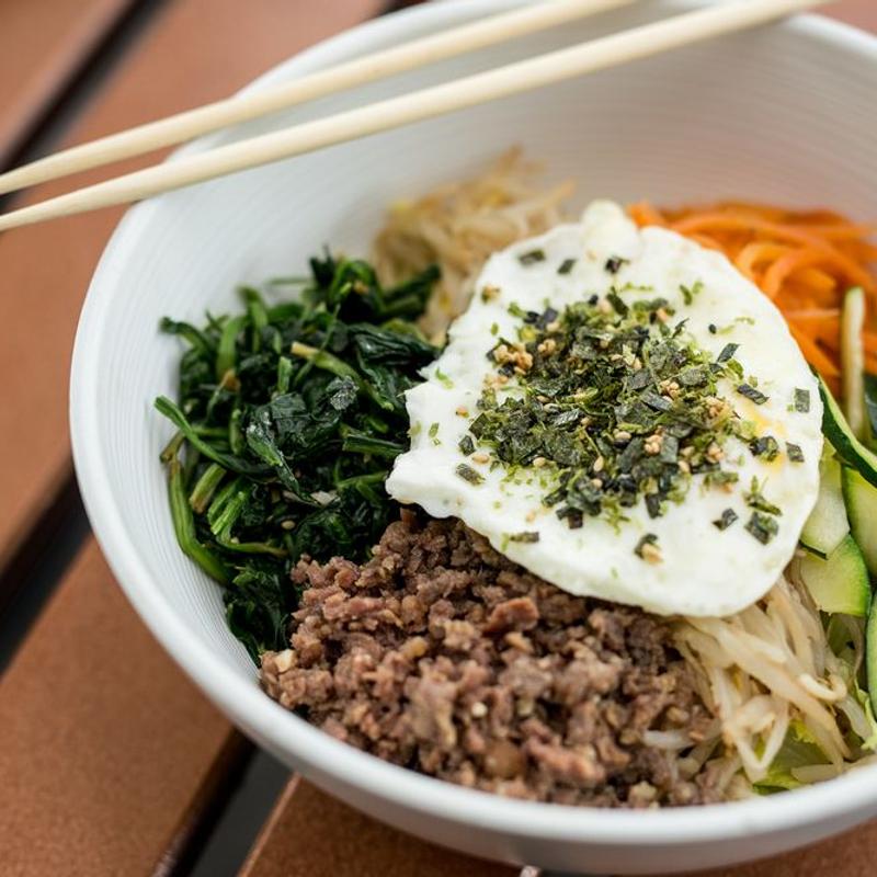 Rice Bowl Various Veggies (Bibimbap) photo