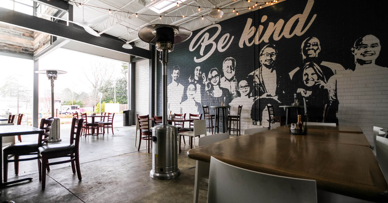 Interior, dining area