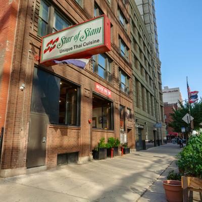 Star of Siam outside.